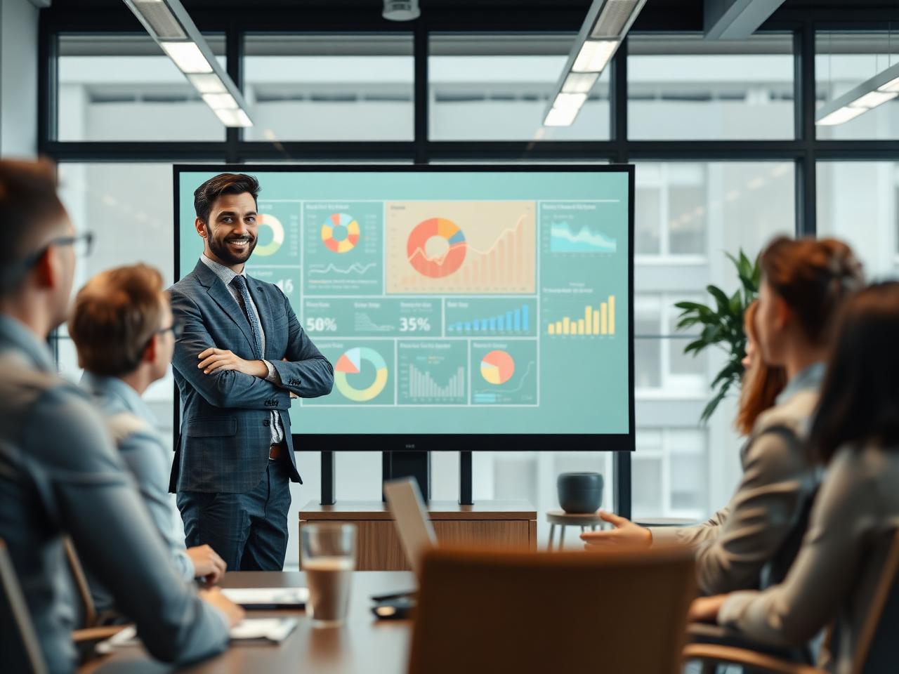 AI Champion presenteert resultaten aan het team